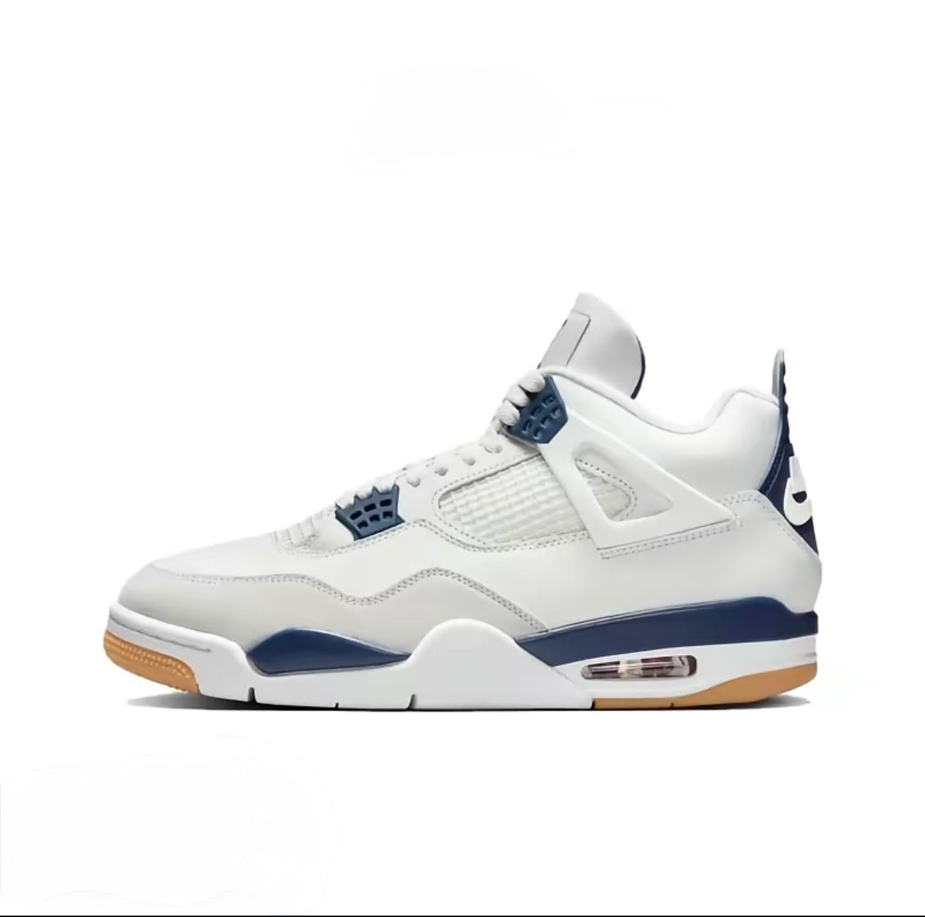 Air Jordan 4 Retro Military Blue Style Sneakers